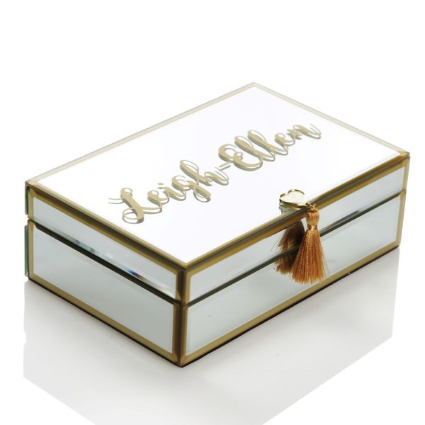 Personalised Mother's Day Mirror Jewellery Box