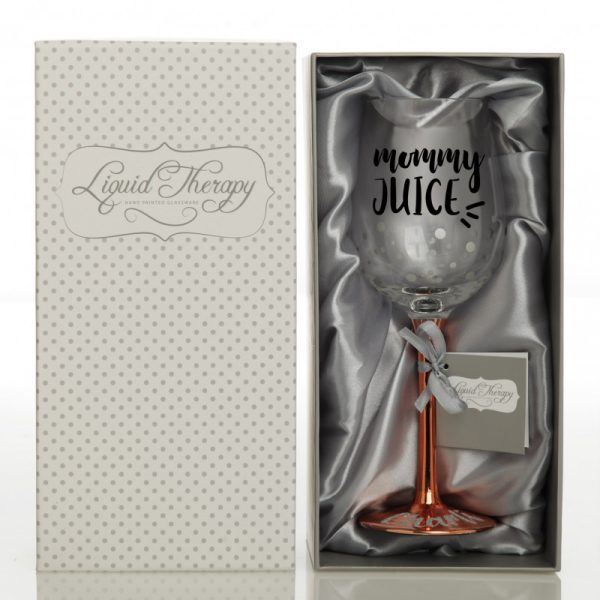 Mother's Day Personalised Wine Glass 'Mommy Juice'