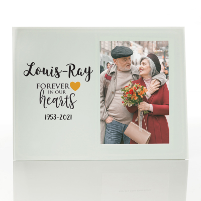 Personalised Forever in our Hearts Photo Frame