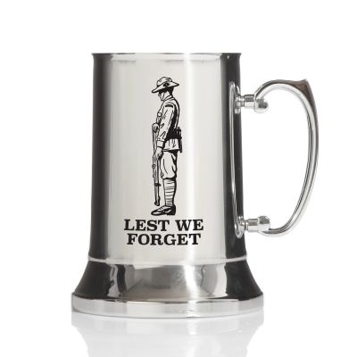 ANZAC Tribute Memorial Solider Stainless Steel Tankard