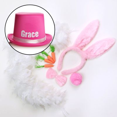 DIY Personalised Pink Easter Bunny Top Hat Kit