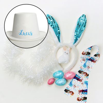 DIY Personalised White Frozen Easter Hat Kit