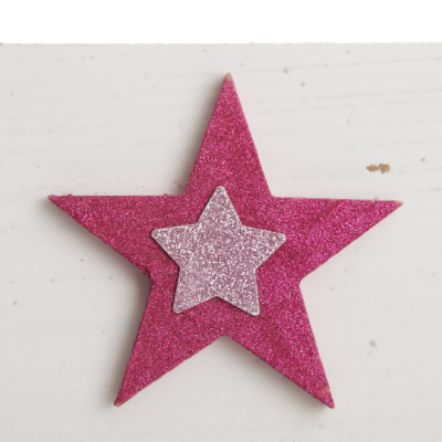 Personalised Pink Star Room Plaque