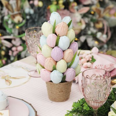 Pastel Easter Egg Tabletop Tree
