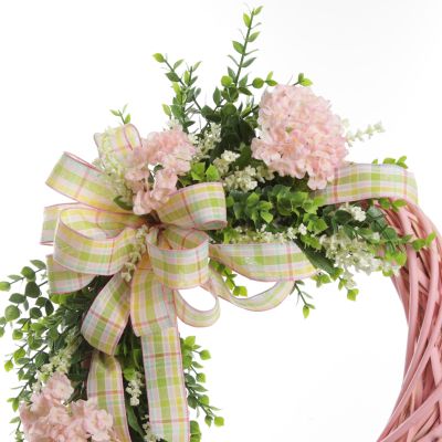 Fresh Pink Springtime Wreath