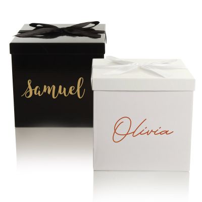 Personalised Gift Box with Bow - Single Name
