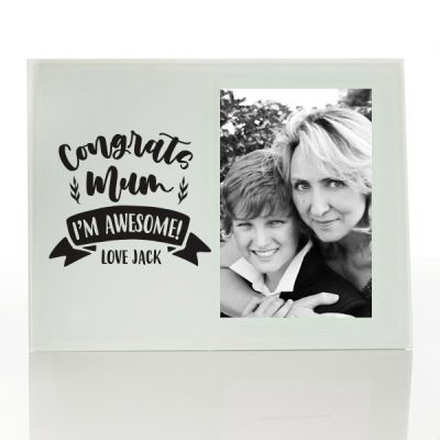 Personalised Mother's Day Frame - Congrats Mum I'm Awesome