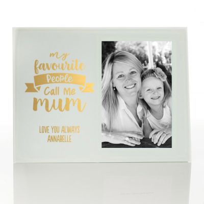 Personalised Mother's Day Frame - My Favourite People Call Me Mum