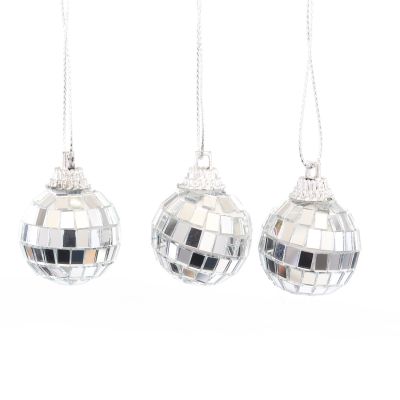 Mini Hanging Disco Ball Baubles 