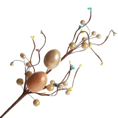 Muted Pastel Easter Egg Twig Spray