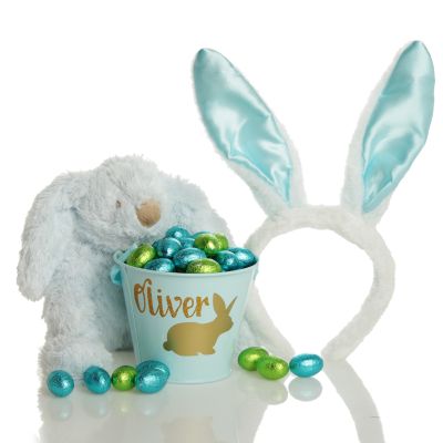 Personalised Blue Baby Boy First Easter Hunt Pack