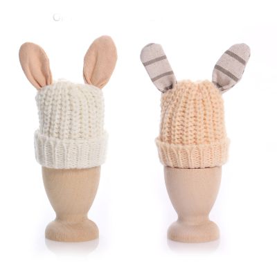 Knitted Bunny Egg Warmer - Set of 2