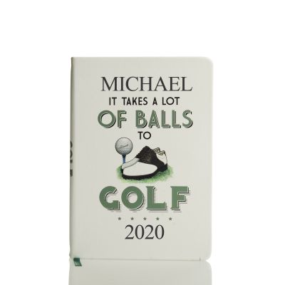  Personalised A5 Sports Notebook - Golf