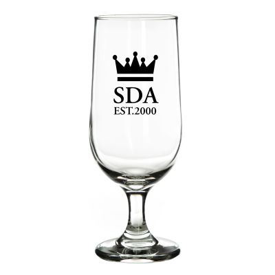  Personalised Crown Beer Glass
