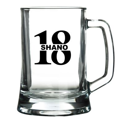 Personalised 18th Birthday Glass Stein