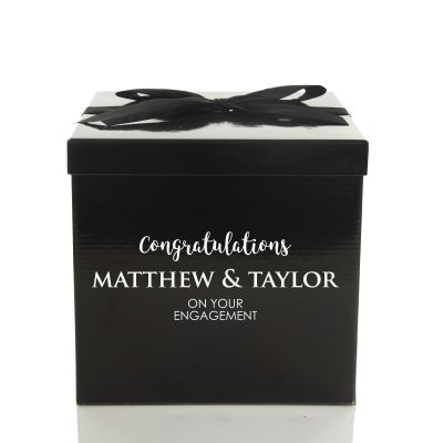 Personalised Gift Box with Bow - Congratulations