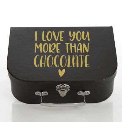 I Love You More Than Chocolate Medium Easter Suitcase