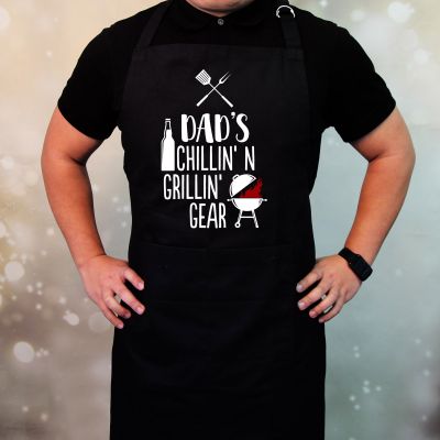 Personalised Chillin' N Grillin Apron