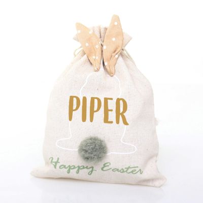 Personalised Draw String Easter Bag