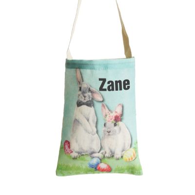 Personalised Easter Tote Bag with Watercolour Easter Print
