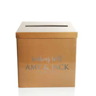 Personalised Wedding Wishing Well Box