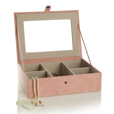 Personalised Large Pink Jewellery Box