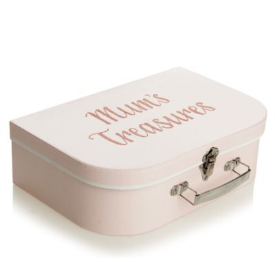 Personalised Large Pink Keepsake Box for Mum - WORDING ORIENTATION KEEPSAKE BOX