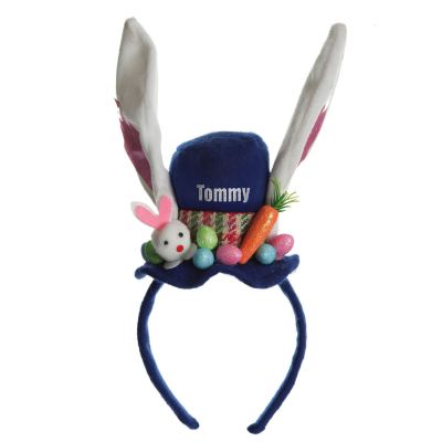 Personalised Mini Mad Hatter Easter Hat Headband