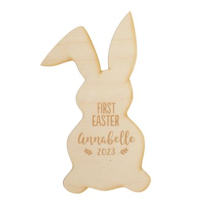Personalised My First Easter Plaque - Bunny Rabbit