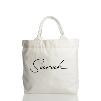 Personalised Canvas Deck Bag with Name