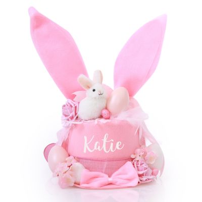 Personalised Pink Tutu & Easter Hat Set