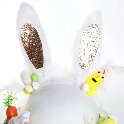Personalised Gold Sequin Easter Hat with Bunny Ears
