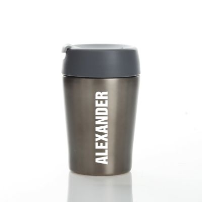 Personalised Stainless Steel Reusable Double Wall Cup