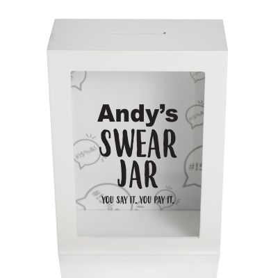 Personalised  Swear Jar Money Box