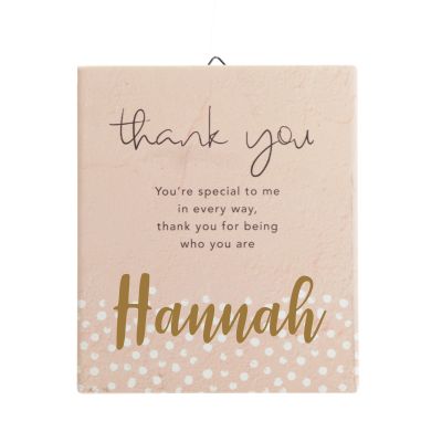 Personalised Thank You Verse Plaque