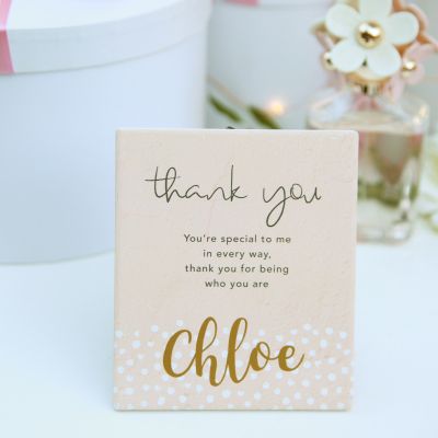 Personalised Thank You Verse Plaque