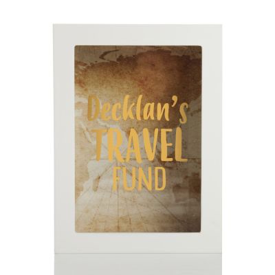 Personalised Travel Fund Money Box