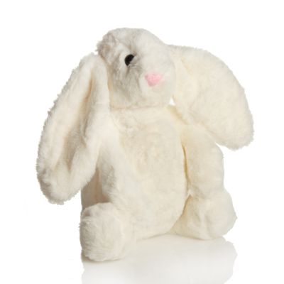 Personalised White Fluffy Easter Bunny