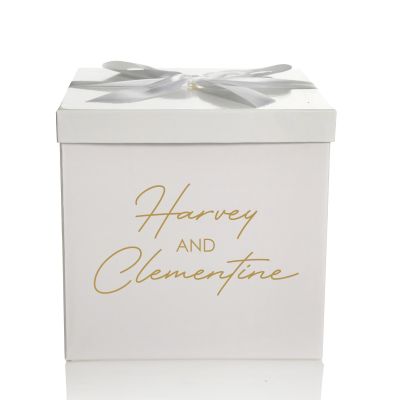Personalised Gift Box with Bow - Double Name