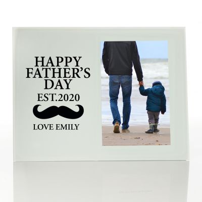 Personalised Happy Father's Day Photo Frame