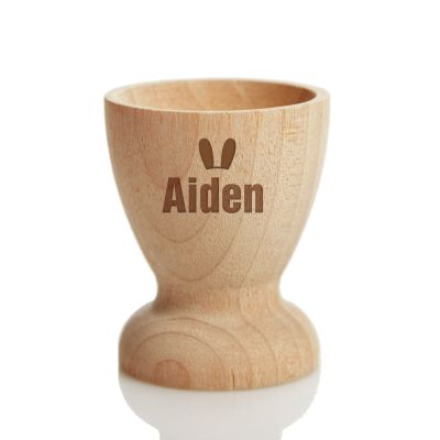 Personalised Wooden Easter Egg Cup