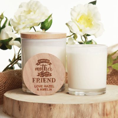Personalised Mother's Day Scented Soy Candle - Always My Mother Forever My Friend