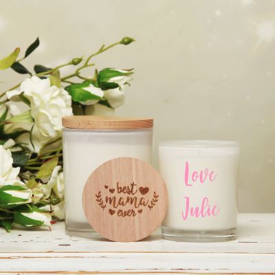 Personalised Mother's Day Scented Soy Candle - Best Mama/Nana Ever