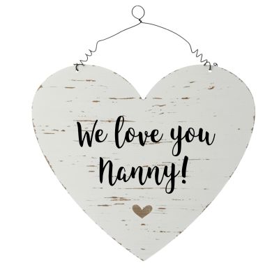 Personalised Wood Heart Plaque